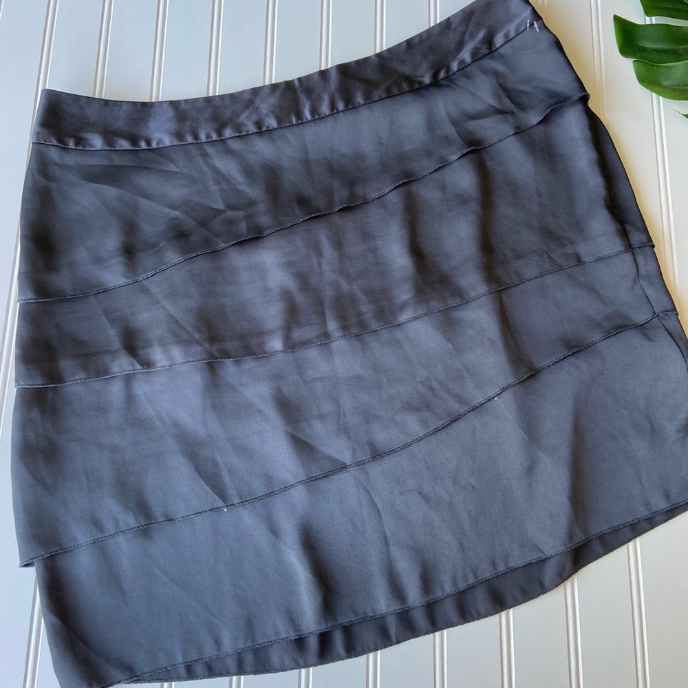 Banana Republic Gray Layer Skirt